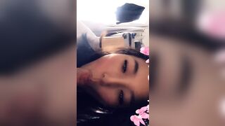 Snapchat asian blowjob