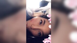 Snapchat asian blowjob