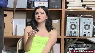 Shoplifter released after getting fucked
