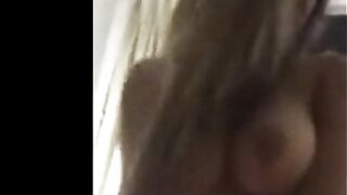 Hot chick dancing on thick cock