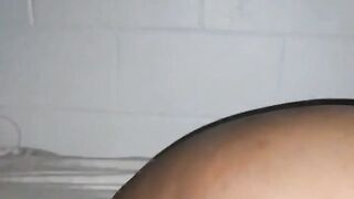 Playing with that fat jiggly ass