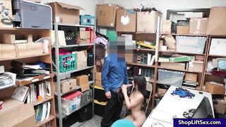 Thief suspect caught stealin merchandise