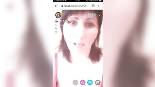 Tango live, real faces of gf and married woman