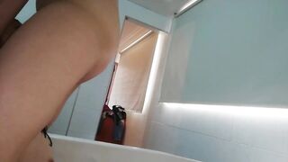 Secretly fucking with my stepbrother's wife in a jacuzzi
