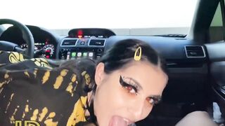 Kaitlyn Katsaros - SLUT sucks me off in airport PARKING LOT