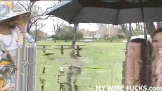 Watch me while I ride this pornstars big cock