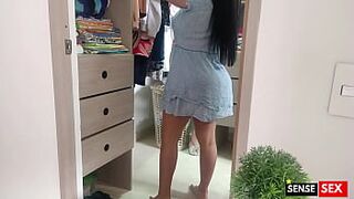I SPY ON MY STEPMOTHER AND SQUIRT HER VAGINA