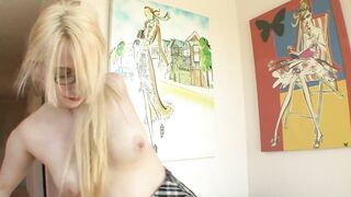 facial whore in miniskirt and classes
