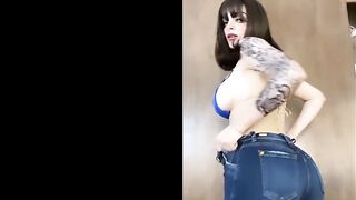 Karely Ruiz showing her big ass