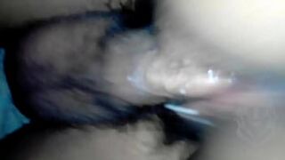 Greedy little morrita I fill her with milk but she stops my cock again and she gets ride