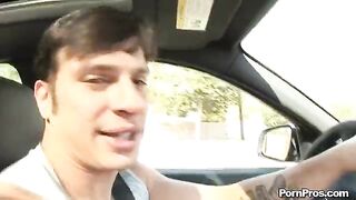 Huge titty girl gets hard fucked by a boy having huge cock