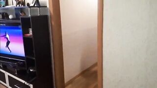 Russian girl masturbates