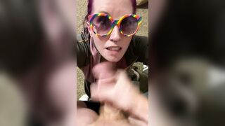 Bbw cum eating sucking big ginger cock on mase619