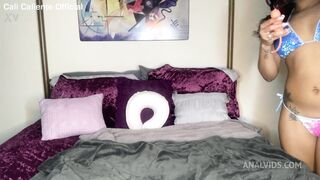 I squirted all over my bed from playing with my butt