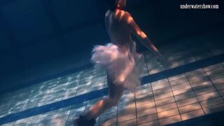 Hottest hottie ballerina swims nude bouncing tits Bulava Lozhkova
