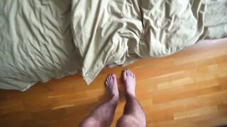 Sexy roommate paid rent with sex