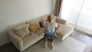 CHEATING HUSBAND FUCKS BABYSITTER FOR CANDY