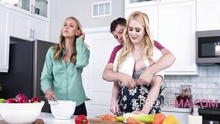Laundry & Kitchen Free Use Family (Step Mom And Get Fucked While They Do Chores)