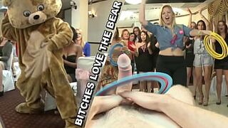 DANCING BEAR - Wild Dick-Sucking Orgy For The Bride To Be And Her Slutty Friends