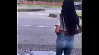 Picking up a stranger on the street, he ended up sticking my cock into her