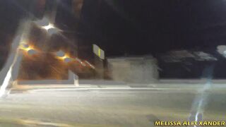 Ringing a siren at the fuel pump in public - Melissa Alecxander