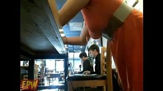 Public red head on webcam cafe masturbation - More @ WWW.Erickdarkebadass.com
