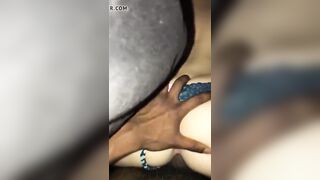 Big Black Cock Deep In Her Pussy - POV