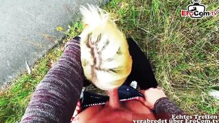 REAL LIVE EROCOM DATE POV WITH GERMAN BLONDE FITNESS SLUT