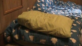 Self spank and orgasm.