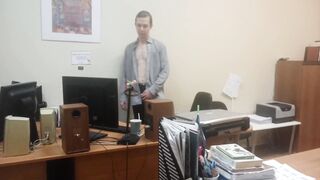 Sex model mars6mars masturbate at spy cam at work