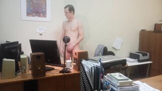 Sex model mars6mars masturbate at spy cam at work