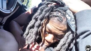 lil d picks up dreadhead ebony drives her around for sex pt 1