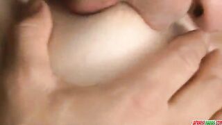Maki Hojo likes having her tight vag pumped hard