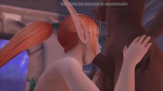 Black human shemale fuck elf female World of Warcraft
