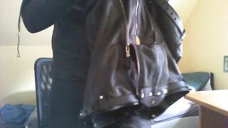 Me in a lot of leather pants