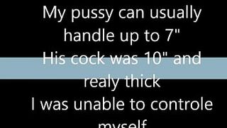 18 year old Emma has a screaming orgasm on 10 inch cock