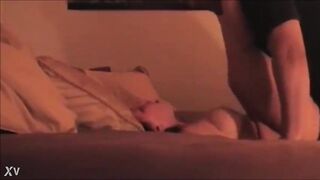 18 year old Emma has a screaming orgasm on 10 inch cock