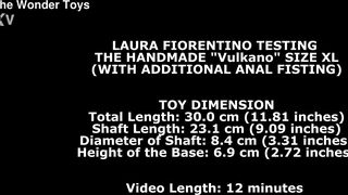 Laura Fiorentino Testing The Handmade Vulkano Size XL (With Additional Anal Fisting) TWT291