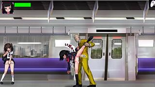 Undercover girl |Stage 2| Spy Girl is caught and fucked in the ass for an overload of cum inside | Hentai Game Gameplay |P2
