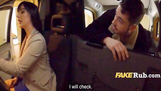 MILF Cabbie Makes Up To Passenger For Car Breakdown