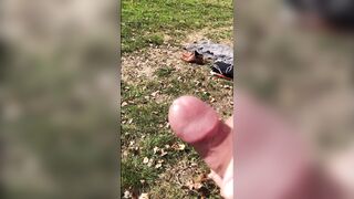 Public Beach Masturbating