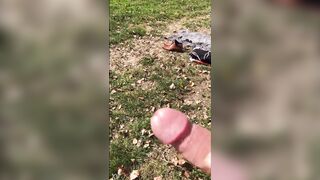 Public Beach Masturbating