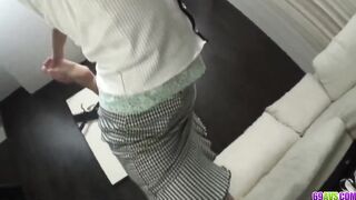 Anna Mizukawa takes over sized cock down her furry cunt