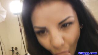 European amateur cocksucks oldman before sex