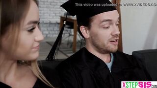 Got to fuck my big ass stepsister after our graduation