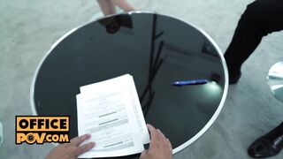 itsPOV - Office babe Lana Roy in deal closing threeway