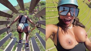 BANGBROS - Miles Long On Vacation With Curvy Cuban MILF Luna Star, Zip Lining And Having The Time Of Their Lives