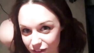 She is in love with a cock and craves for cum