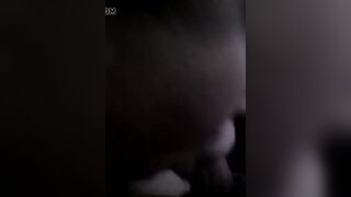 Licking his dick head - Close up
