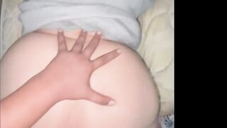 Tiktoker La Paisa Slapped and Spanked for Creampie